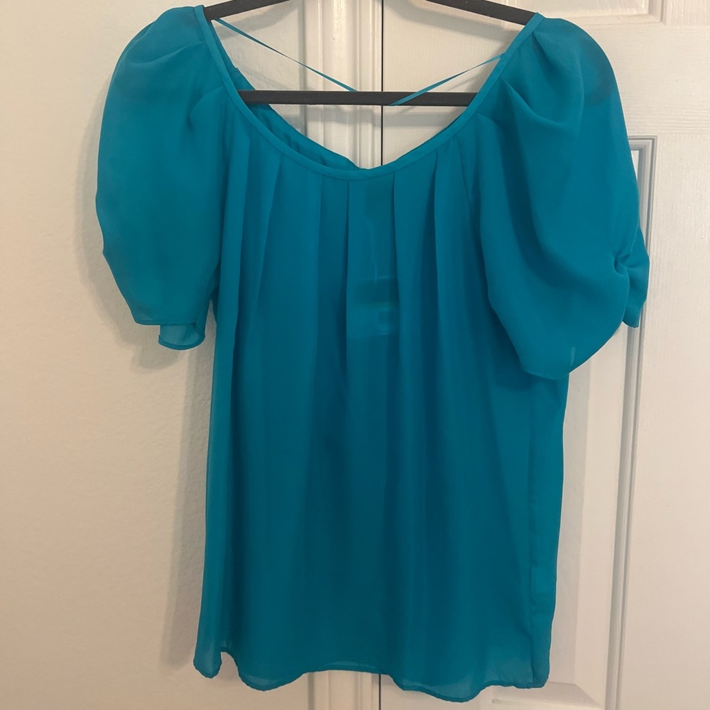 Kaari Blue Turquoise Blouse